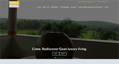 Desktop Screenshot of noblehousegoa.com